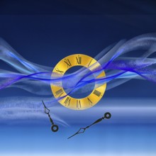 Symbolic image, time, clock, search for lost time, course of the year, mysticism, experience time,