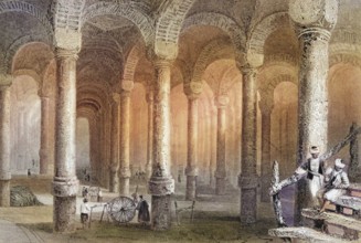 Cistern of Ben-Veber-Direg, or the Thousand and One, Turkey, Historical, digitally restored