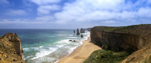 Scenic 12 Twelve Apostles national park landscape in Australia near Melbourne.