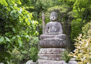 Buddha statue, Ryoan-ji Temple, Kyoto, Japan, Asia