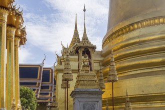 Wat Phra Kaeo, Temple of the Emerald Buddha. Bangkok, Thailand, Asia