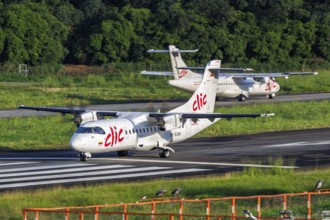 A Clic ATR 42-600 aircraft with registration HK-5341 at Enrique Olaya Herrera Airport in Medellin,