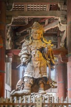 Komokuten guardian statue, Todai-ji, Todaiji temple, Nara, Japan, Asia