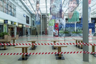 Effects of the coronavirus pandemic in Germany, Essen, Rathaus Galerie shopping centre,