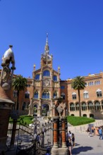 Historic clinic complex of the Hospital de la Santa Creu i Sant Pau, Barcelona, Catalonia, Spain,