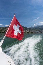 Swiss flag, flag, national flag, wind, red, white, Alps, account, money, bank, system, waving,