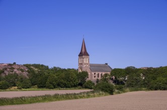 Svenneby Kyrka, the church of Svenneby near Hamburgsund, Bohuslän, Västra Götalands län, Sweden,