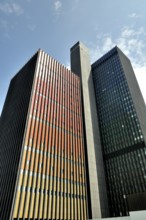 The former Deutsche Welle headquarters, office tower and studio tower, Raderberggürtel, Cologne,