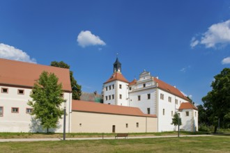 Finsterwalde Castle is a Renaissance complex in the Brandenburg town of Finsterwalde. The building