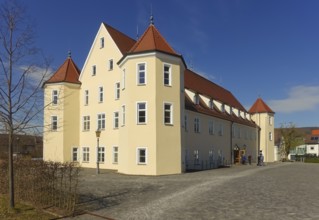 Mayor's Office Langenenslingen, former castle, today town hall, architecture, historical buildings,