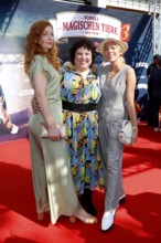 Marleen Lohse, Meltem Kaptan and Nele Kiper arriving at the premiere of THE SCHOOL OF MAGICAL