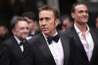 Cannes, France, 17.5.2024: Nicolas Cage at the premiere of The Surfer on the red carpet of the