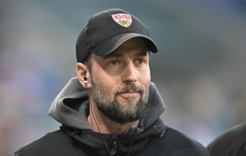 Coach Sebastian Hoeneß VfB Stuttgart Portrait, PreZero Arena, Sinsheim, Baden-Württemberg, Germany,