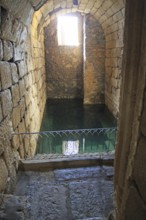 Moorish water cistern building inside Alcazaba fortress, Merida, Extremadura, Spain, Europe