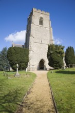 Parish church of Saint Mary, Clopton, Suffolk, England, UK