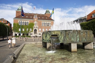 Old town hall at Stora Torget, Borås, Västra Götalands län, Sweden, Europe