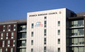 Administrative headquarters building for borough council, Ipswich, Suffolk, England, United