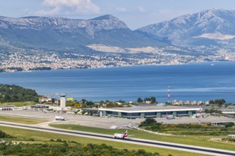 Overview of Split Airport, Croatia, Europe