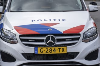 Patrol car of the Dutch police Politie