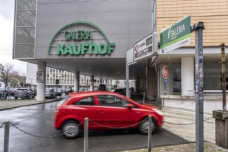 Galeria Kaufhof department stores' in the city centre of Gelsenkirchen, on Bahnhofstraße, is