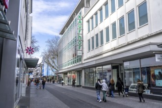 Galeria Kaufhof department stores' in the city centre of Krefeld, on Hochstraße, is affected by the