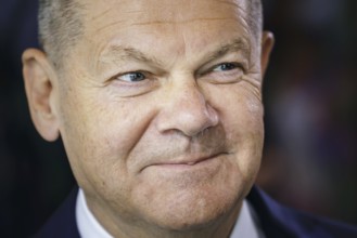 Olaf Scholz (SPD), Federal Chancellor, pictured during a cabinet meeting in the Federal Chancellery