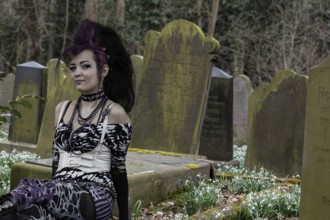 Gothic in a cemetery