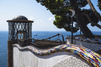 Villa Comunale Vietri sul Mare, Vietri sul Mare, Amalfi Coast, Salerno, Campania, Italy, Europe