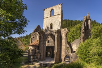 The ruins of Allerheiligen Abbey near Oppenau, Black Forest, Baden-Württemberg, Germany, Europe