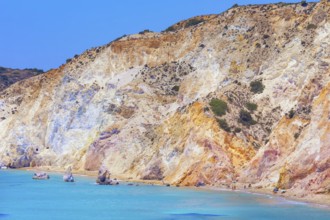 Fyriplaka beach, Milos Island, Cyclades Islands, Greece, Europe