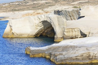 Rock formations, Sarakiniko, Milos Island, Greece, Europe