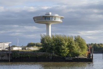 Residential tower, Lighthouse Zero, Baakenhafen, Hafencity, Hamburg, Germany, Europe