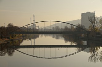 König-Karls-Brücke, Neckar, Stuttgart, Baden-Württemberg, Germany, Europe