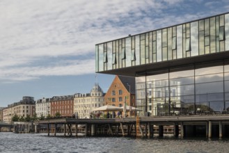 New Playhouse or Skuespilhuset, Royal Theatre, Kvæsthusbrø, Copenhagen Harbour, Denmark, Europe