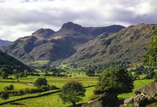 Langdale Pikes, Lake-District-Nationalpark, Cumbria, England, UK September 1973