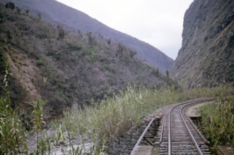 Railway line from Guayaquil to Riobamba, Ecuador, South America, 1962, South America