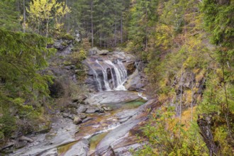 Goessl waterfalls, second fall, Malta valley, Carinthia, Austria, Europe