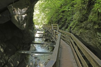 Seisenbergklamm gorge, natural monument, Pinzgau, Salzburger Land, Austria, Europe