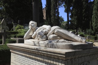 Tomba di Devereux Plantagenet Cockburn, The Protestant Cemetery, Cimitero acattolico, also Cimitero