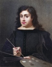 Bartolome Esteban Murillo, ca. 1618-1682, Religious painter of the Baroque period. From the book