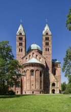 Imperial Cathedral, Speyer Cathedral, east side, Speyer, Rhineland-Palatinate, Germany, Europe