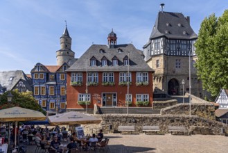 The Leaning House, Witches' Tower, Town Hall, Chancellery Gate to the Castle, Street Café, King