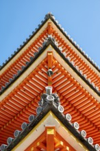 Sanju-no-to, Three Storied Pagoda, Kiyomizu-dera temple, Kyoto, Japan, Asia