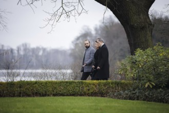 Trilateral meeting at Villa Borsig between Germany, Armenia and Azerbaijan. Annalena Bärbock