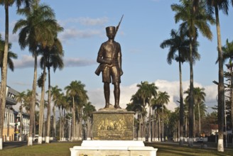 Monument commemorating the centenary of the embarkation of the Malagasy infantry in 1915. The