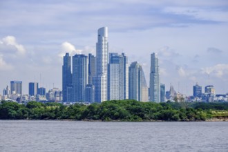 Buenos Aires, Argentina, Skyline of Buenos Aires on the Rio de la Plata, South America