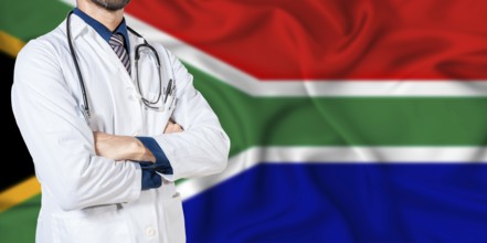 National Health System of South Africa. South Africa health and medical insurance concept