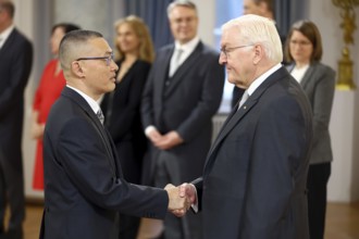 Quang Minh Vu Vietnam is received by Frank-Walter Steinmeier (President of the Federal Republic of