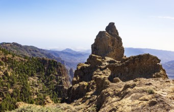 At the summit of Pico de las Nieves, Gran Canaria, Canary Islands, Spain, Europe