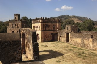 Amhara region, in the Gemp palace complex in Gondar, Gonder, UNESCO, world, heritage, cultural